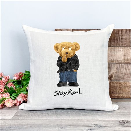 Printed Country Canvas Cushion Cover -  Tedcush196