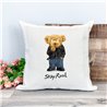Printed Country Canvas Cushion Cover -  Tedcush196
