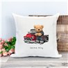 Printed Country Canvas Cushion Cover -  Tedcush198