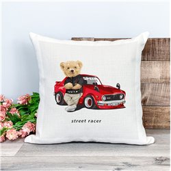 Printed Country Canvas Cushion Cover -  Tedcush199