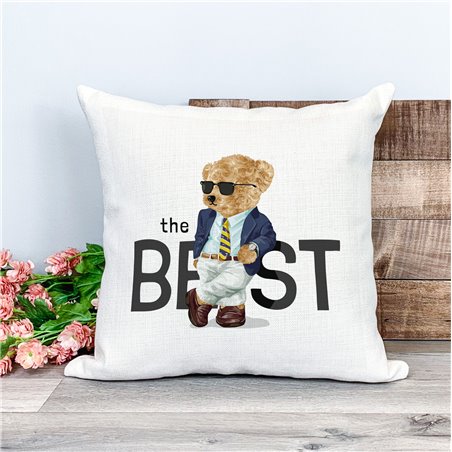 Printed Country Canvas Cushion Cover -  Tedcush204