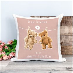 Printed Country Canvas Cushion Cover -  Tedcush212