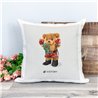Printed Country Canvas Cushion Cover -  Tedcush224