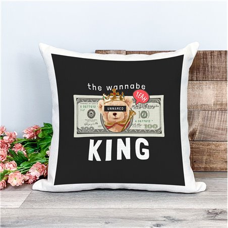 Printed Country Canvas Cushion Cover -  Tedcush226