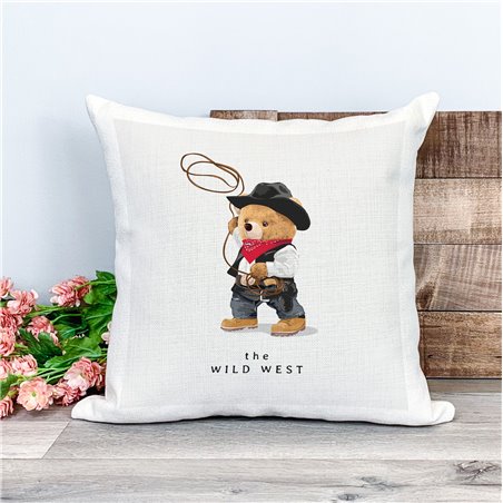 Printed Country Canvas Cushion Cover -  Tedcush227