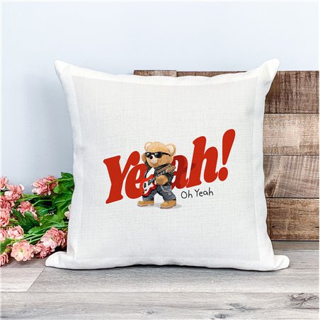 Printed Country Canvas Cushion Cover -  Tedcush229
