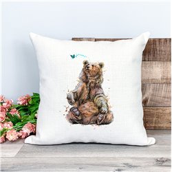 Printed Country Canvas Cushion Cover -  Mcacush 3