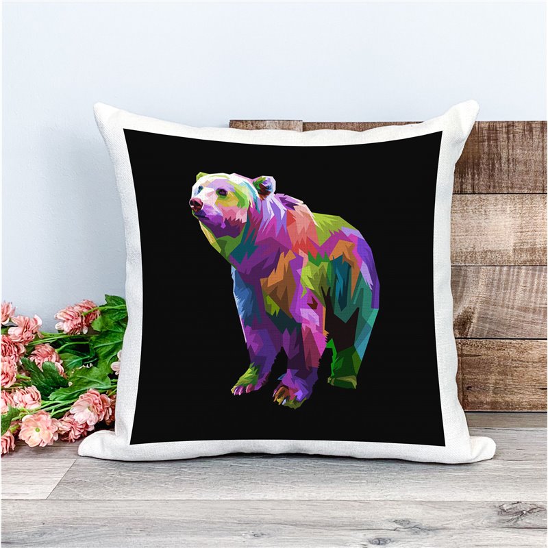 Printed Country Canvas Cushion Cover -  Mcacush 5