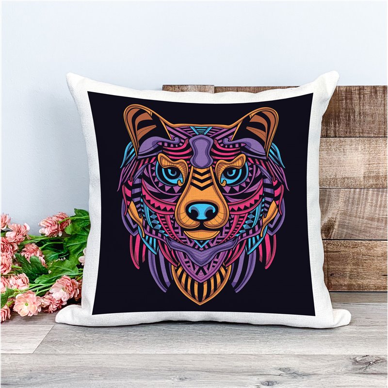 Printed Country Canvas Cushion Cover -  Mcacush 8