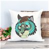 Printed Country Canvas Cushion Cover -  Mcacush 22