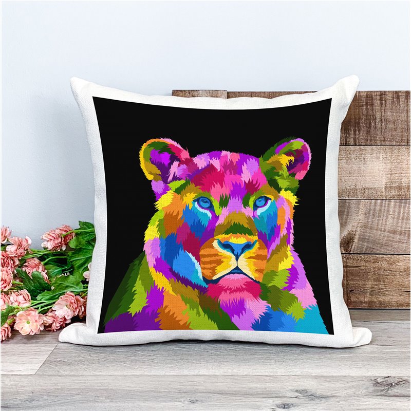 Printed Country Canvas Cushion Cover -  Mcacush 53