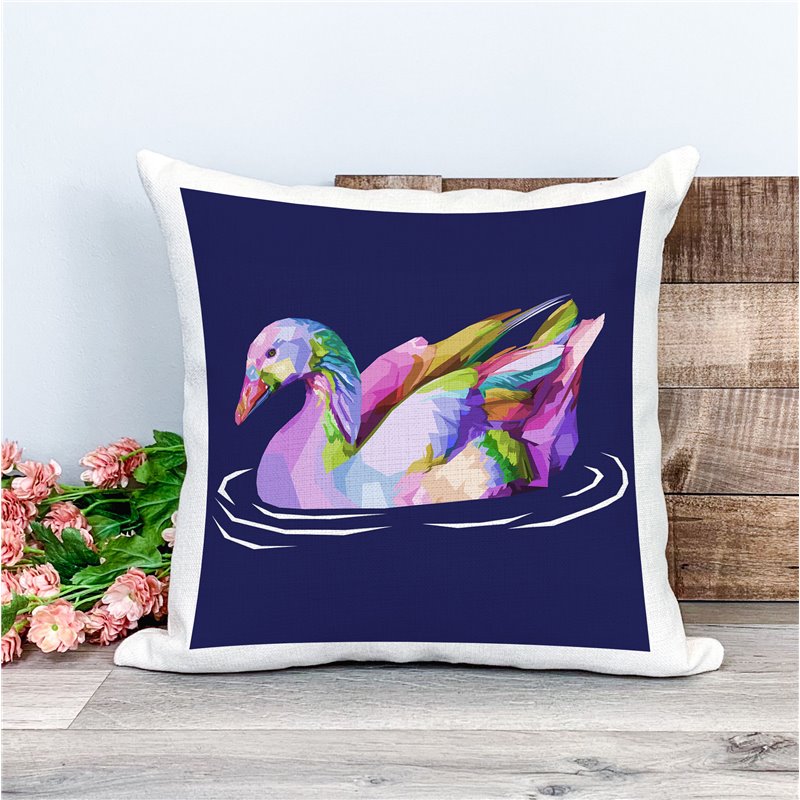 Printed Country Canvas Cushion Cover -  Mcacush 60