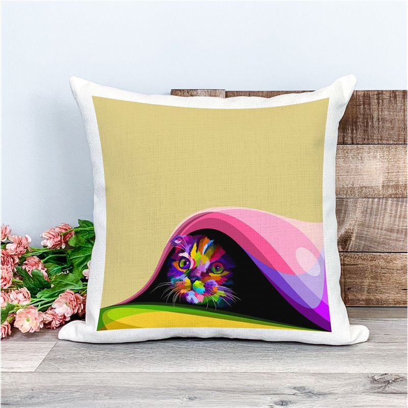 Printed Country Canvas Cushion Cover -  Mcacush 85