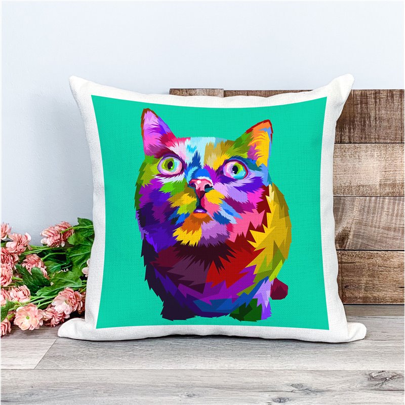 Printed Country Canvas Cushion Cover -  Mcacush 86