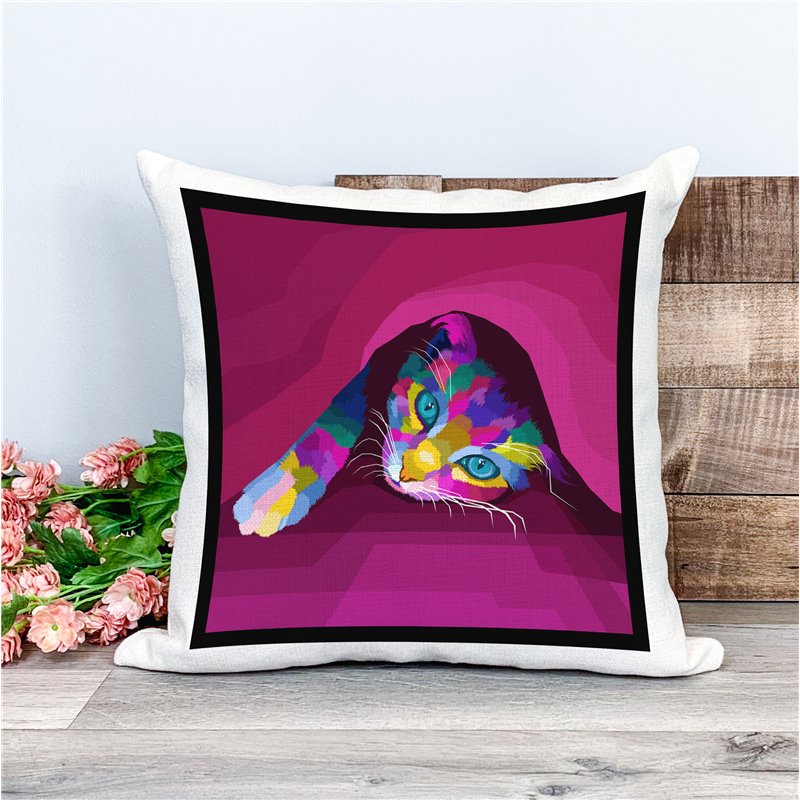 Printed Country Canvas Cushion Cover -  Mcacush 92