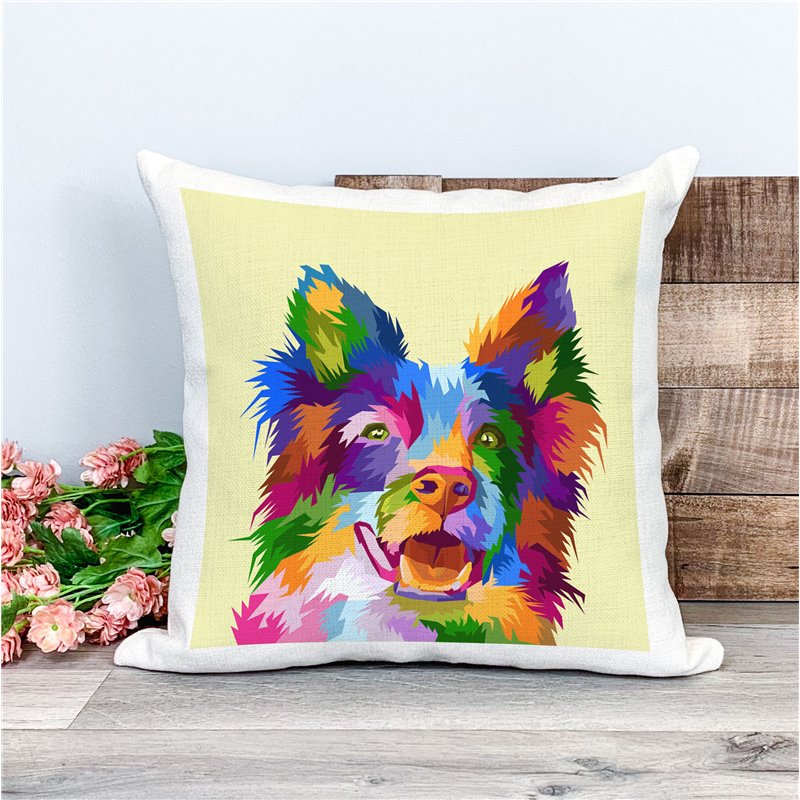 Printed Country Canvas Cushion Cover -  Mcacush 194