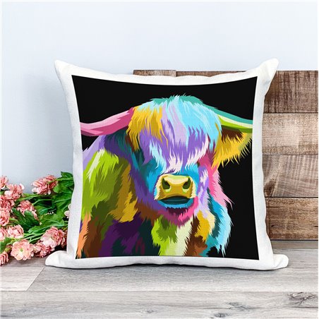 Printed Country Canvas Cushion Cover -  Mcacush 207