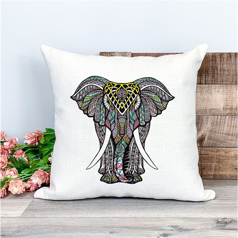 Printed Country Canvas Cushion Cover -  Mcacush 214