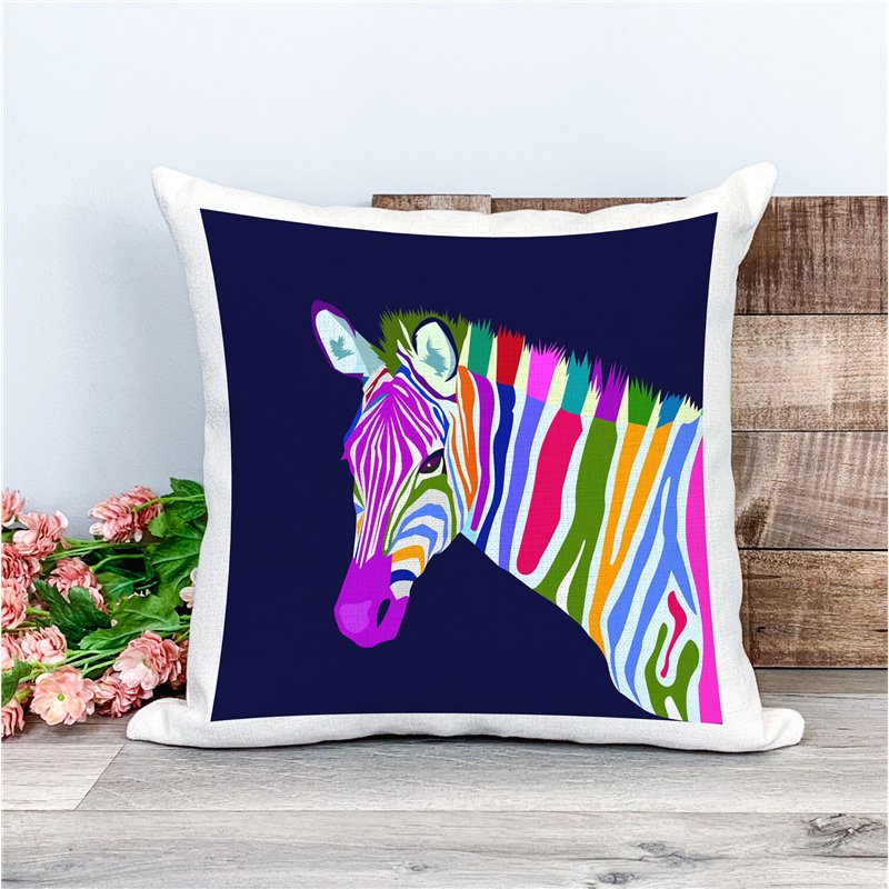 Printed Country Canvas Cushion Cover -  Mcacush 216