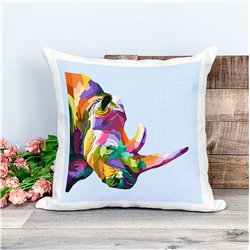 Printed Country Canvas Cushion Cover -  Mcacush 238