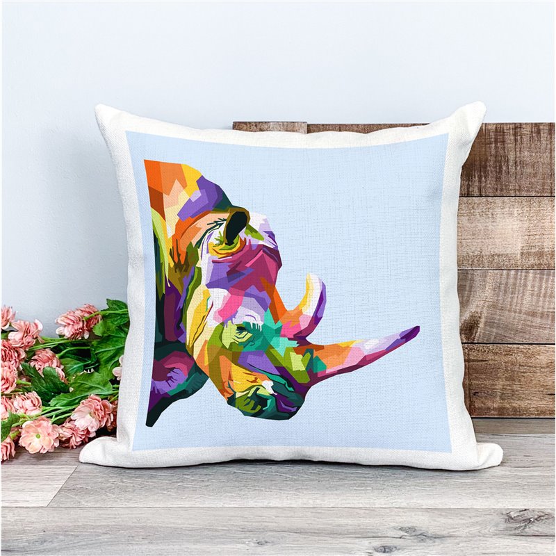 Printed Country Canvas Cushion Cover -  Mcacush 238