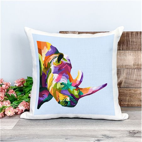 Printed Country Canvas Cushion Cover -  Mcacush 238