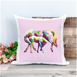 Printed Country Canvas Cushion Cover -  Mcacush 242