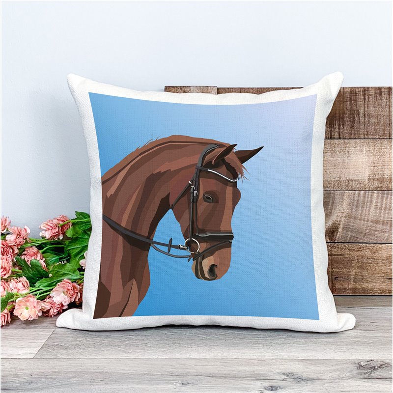 Printed Country Canvas Cushion Cover -  Mcacush 243