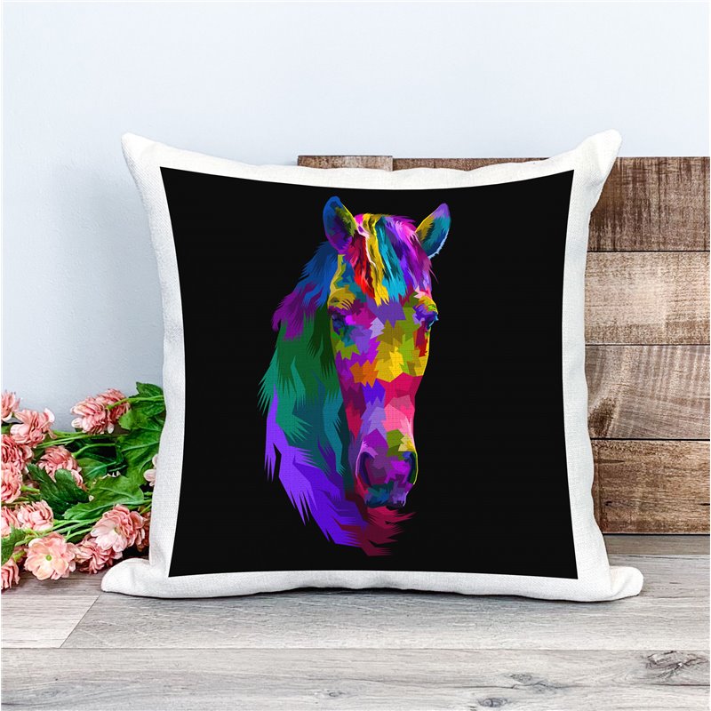 Printed Country Canvas Cushion Cover -  Mcacush 251