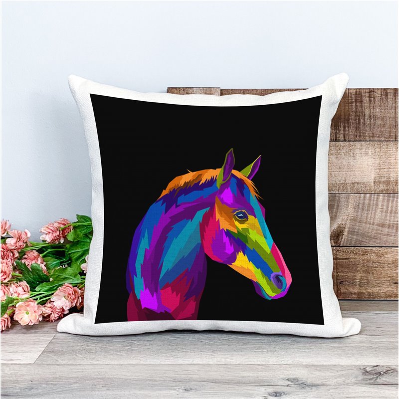 Printed Country Canvas Cushion Cover -  Mcacush 252