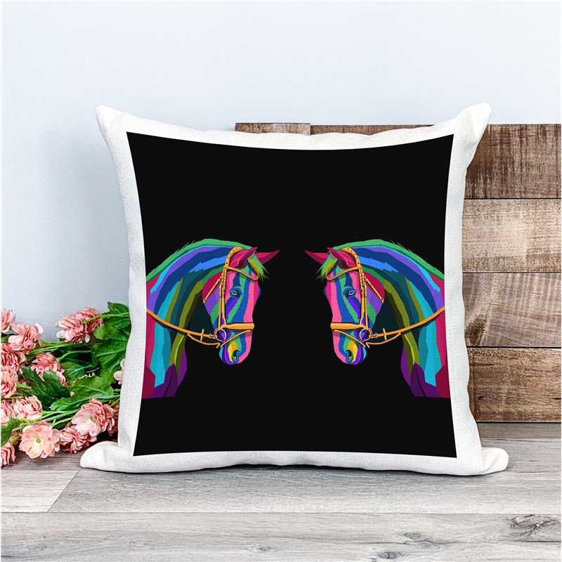 Printed Country Canvas Cushion Cover -  Mcacush 259