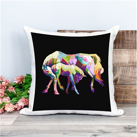 Printed Country Canvas Cushion Cover -  Mcacush 266