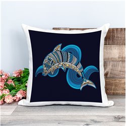 Printed Country Canvas Cushion Cover -  Mcacush 286