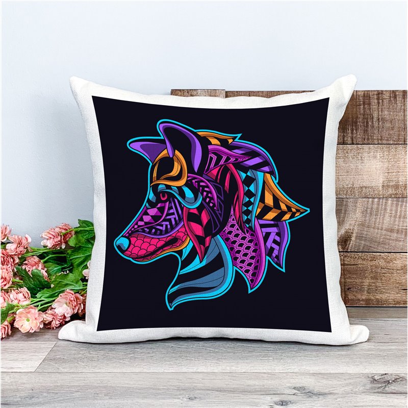 Printed Country Canvas Cushion Cover -  Mcacush 290