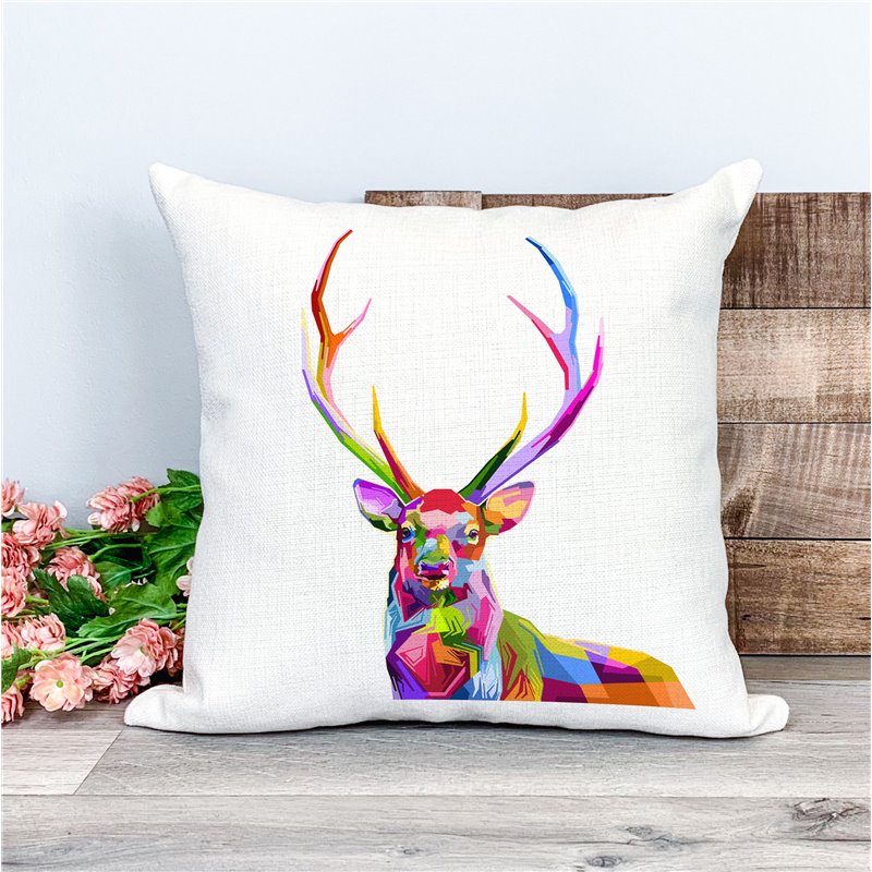 Printed Country Canvas Cushion Cover -  Mcacush 294
