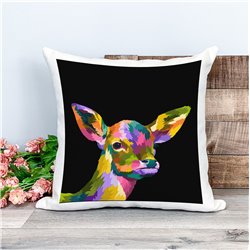 Printed Country Canvas Cushion Cover -  Mcacush 302