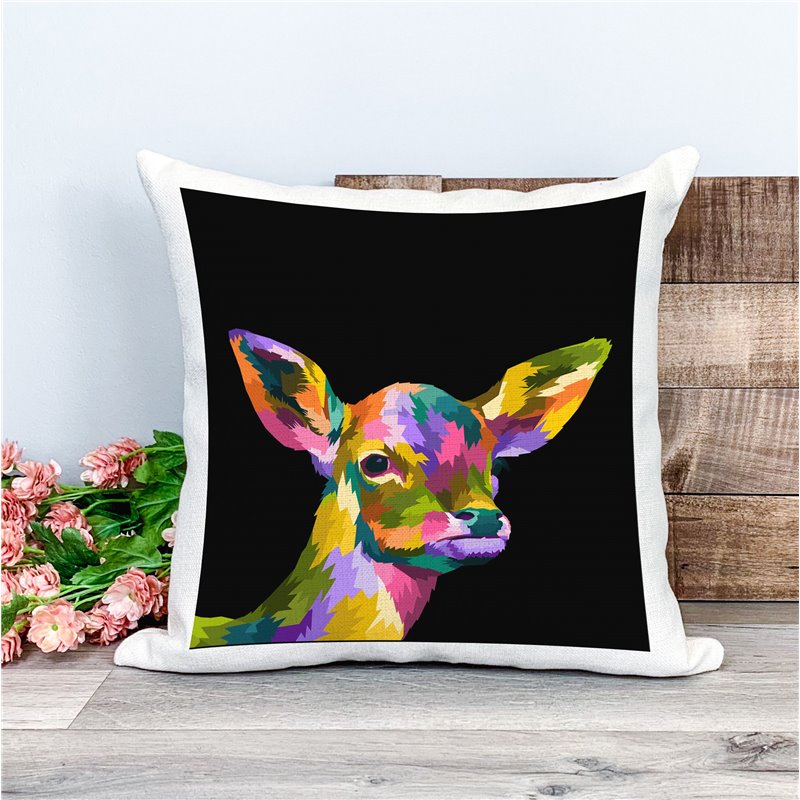 Printed Country Canvas Cushion Cover -  Mcacush 302