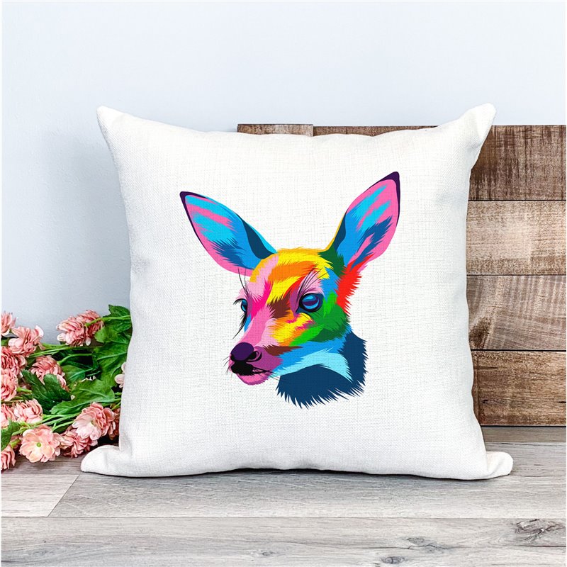 Printed Country Canvas Cushion Cover -  Mcacush 311