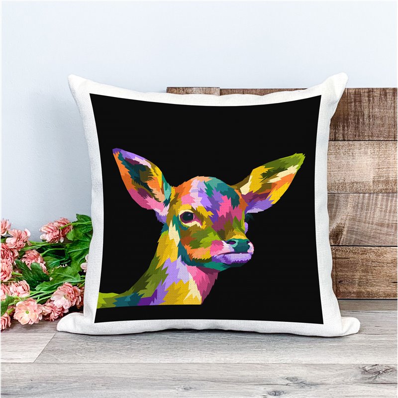 Printed Country Canvas Cushion Cover -  Mcacush 313