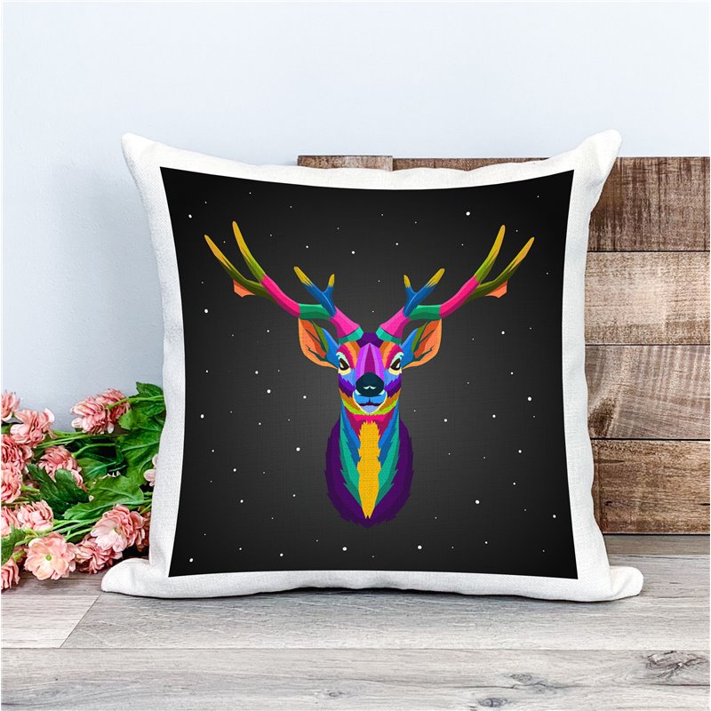 Printed Country Canvas Cushion Cover -  Mcacush 314