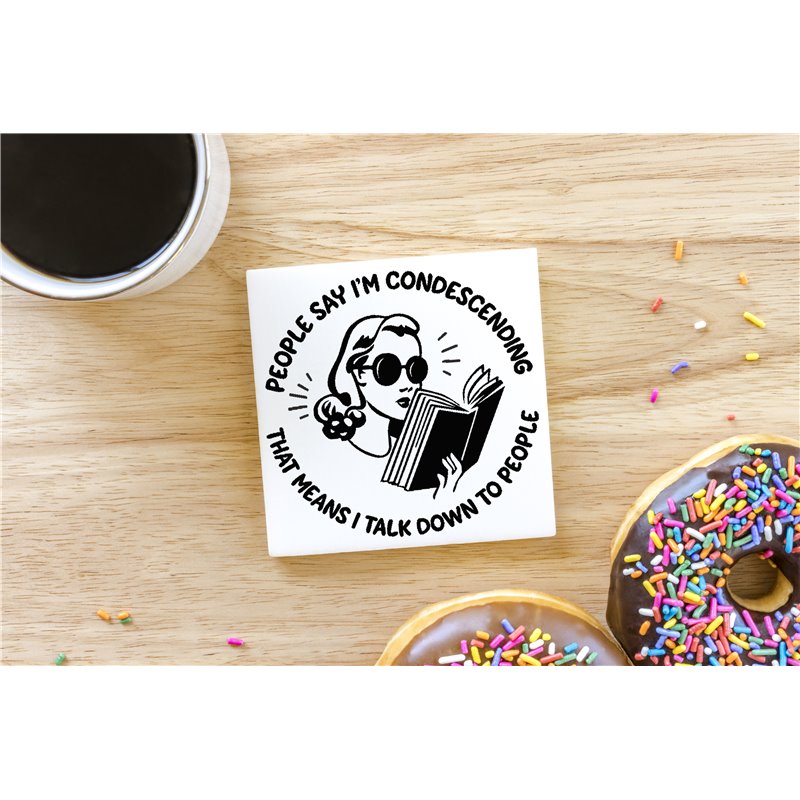 Ceramic Coaster - 10cm - Sarc6