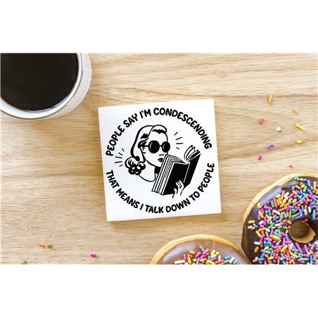 Ceramic Coaster - 10cm - Sarc6