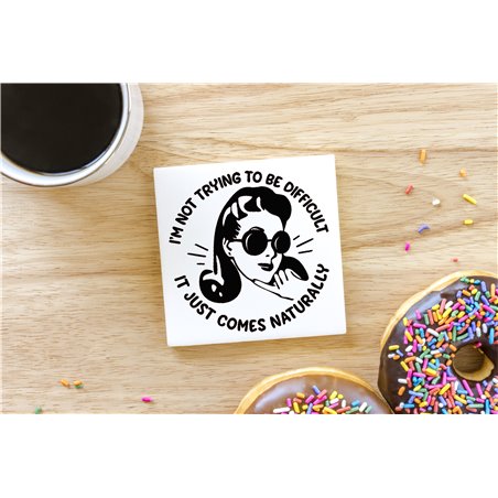 Ceramic Coaster - 10cm - Sarc36