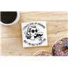 Ceramic Coaster - 10cm - Sarc61