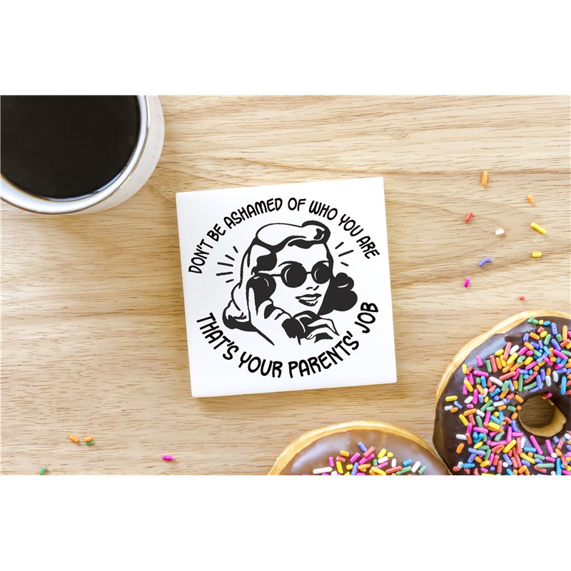 Ceramic Coaster - 10cm - Sarc63
