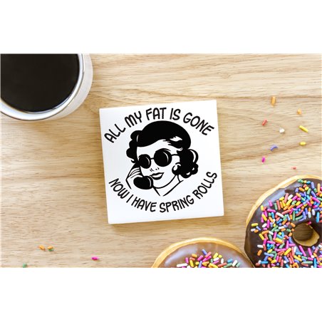 Ceramic Coaster - 10cm - Sarc67