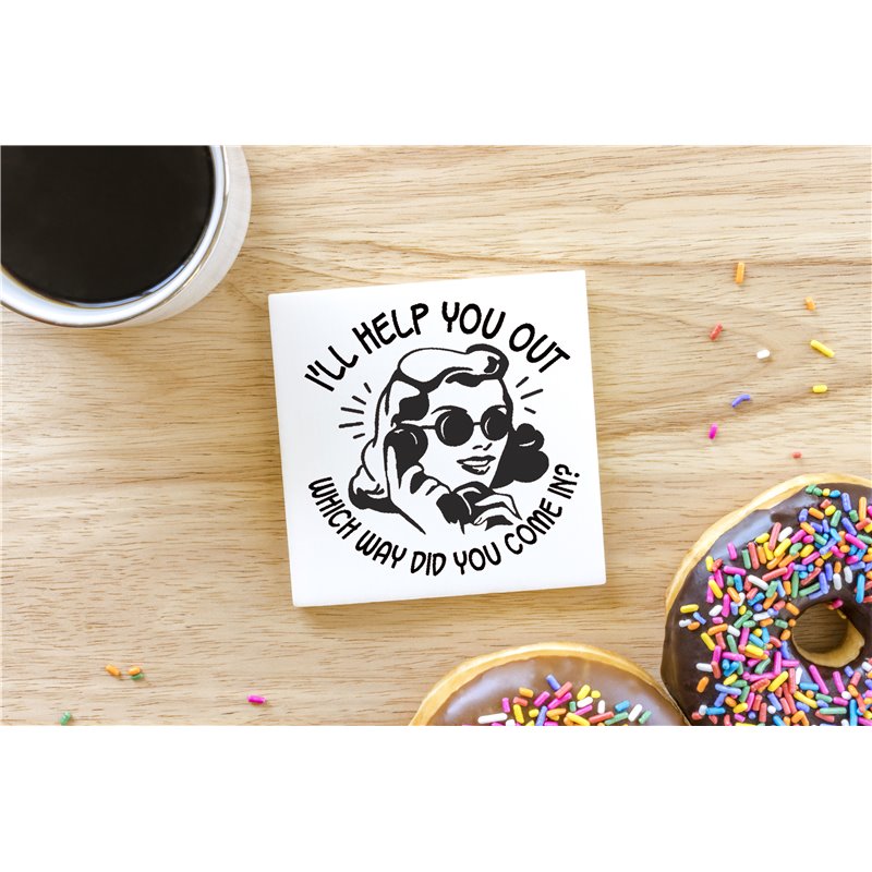 Ceramic Coaster - 10cm - Sarc70