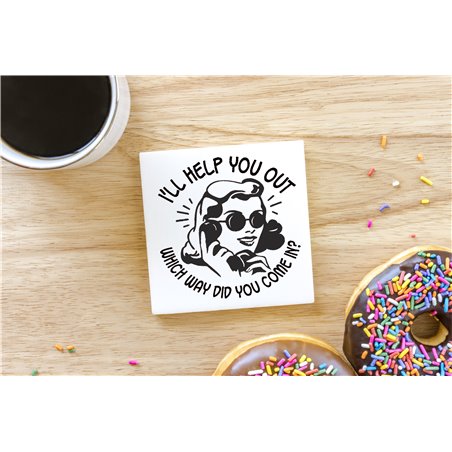 Ceramic Coaster - 10cm - Sarc70