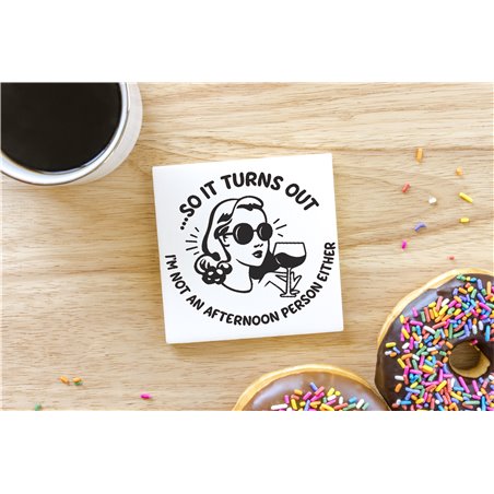 Ceramic Coaster - 10cm - Sarc71