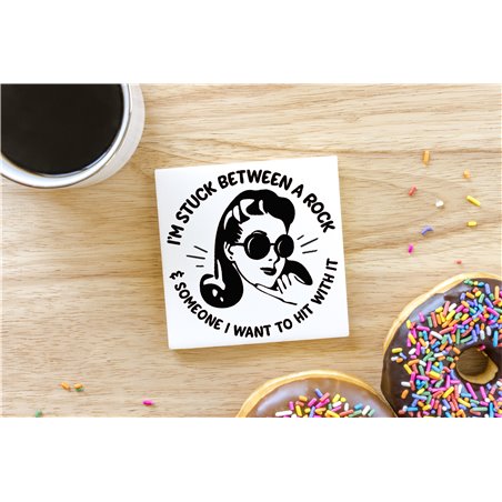 Ceramic Coaster - 10cm - Sarc74